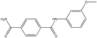 4-(aminocarbonothioyl)-N-(3-methoxyphenyl)benzamide