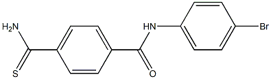 4-(aminocarbonothioyl)-N-(4-bromophenyl)benzamide