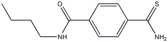 4-(aminocarbonothioyl)-N-butylbenzamide Struktur