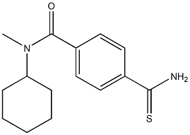 4-(aminocarbonothioyl)-N-cyclohexyl-N-methylbenzamide