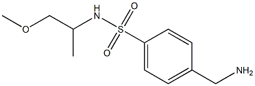 4-(aminomethyl)-N-(1-methoxypropan-2-yl)benzene-1-sulfonamide