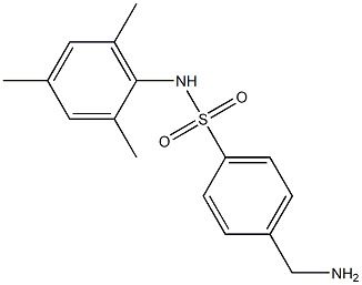 4-(aminomethyl)-N-(2,4,6-trimethylphenyl)benzene-1-sulfonamide