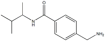 4-(aminomethyl)-N-(3-methylbutan-2-yl)benzamide,,结构式
