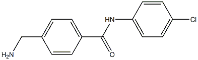 4-(aminomethyl)-N-(4-chlorophenyl)benzamide,,结构式