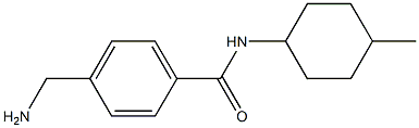 4-(aminomethyl)-N-(4-methylcyclohexyl)benzamide Struktur