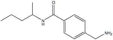 4-(aminomethyl)-N-(pentan-2-yl)benzamide Struktur