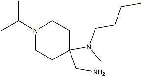 4-(aminomethyl)-N-butyl-1-isopropyl-N-methylpiperidin-4-amine Structure