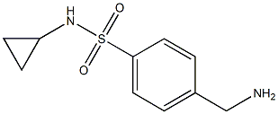4-(aminomethyl)-N-cyclopropylbenzenesulfonamide