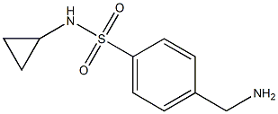  4-(aminomethyl)-N-cyclopropylbenzenesulfonamide