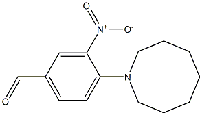 4-(azocan-1-yl)-3-nitrobenzaldehyde,,结构式