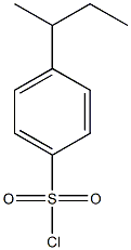 4-(butan-2-yl)benzene-1-sulfonyl chloride Structure