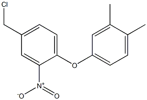 4-(chloromethyl)-1-(3,4-dimethylphenoxy)-2-nitrobenzene