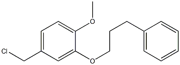 4-(chloromethyl)-1-methoxy-2-(3-phenylpropoxy)benzene