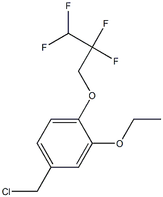 4-(chloromethyl)-2-ethoxy-1-(2,2,3,3-tetrafluoropropoxy)benzene