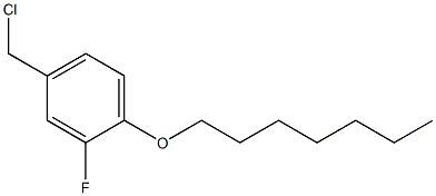 4-(chloromethyl)-2-fluoro-1-(heptyloxy)benzene