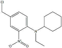 4-(chloromethyl)-N-cyclohexyl-N-ethyl-2-nitroaniline