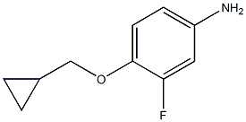 4-(cyclopropylmethoxy)-3-fluoroaniline Structure