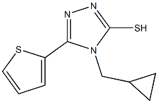  4-(cyclopropylmethyl)-5-(thiophen-2-yl)-4H-1,2,4-triazole-3-thiol