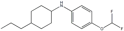 4-(difluoromethoxy)-N-(4-propylcyclohexyl)aniline