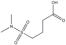 4-(dimethylsulfamoyl)butanoic acid,,结构式