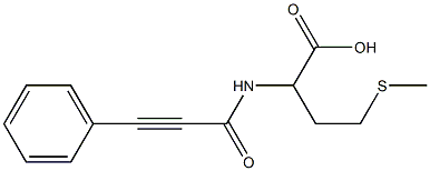 4-(methylthio)-2-[(3-phenylprop-2-ynoyl)amino]butanoic acid Structure