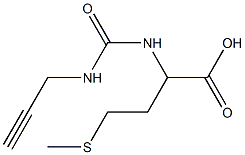 4-(methylthio)-2-{[(prop-2-ynylamino)carbonyl]amino}butanoic acid,,结构式