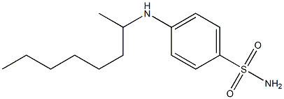 4-(octan-2-ylamino)benzene-1-sulfonamide