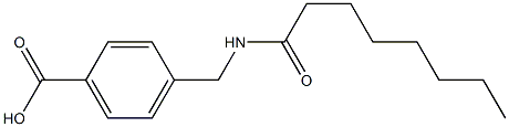 4-(octanamidomethyl)benzoic acid Structure