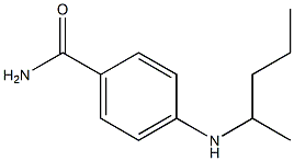 4-(pentan-2-ylamino)benzamide Structure