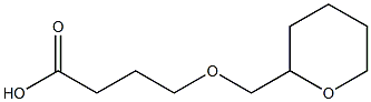 4-(tetrahydro-2H-pyran-2-ylmethoxy)butanoic acid,,结构式