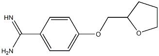 4-(tetrahydrofuran-2-ylmethoxy)benzenecarboximidamide 结构式