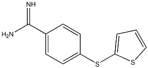  4-(thiophen-2-ylsulfanyl)benzene-1-carboximidamide