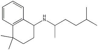 4,4-dimethyl-N-(5-methylhexan-2-yl)-1,2,3,4-tetrahydronaphthalen-1-amine Structure