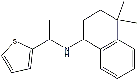 4,4-dimethyl-N-[1-(thiophen-2-yl)ethyl]-1,2,3,4-tetrahydronaphthalen-1-amine