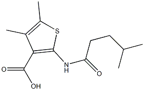  4,5-dimethyl-2-(4-methylpentanamido)thiophene-3-carboxylic acid