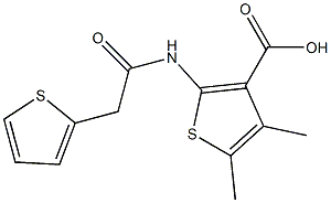 4,5-dimethyl-2-[(thien-2-ylacetyl)amino]thiophene-3-carboxylic acid