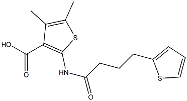  4,5-dimethyl-2-[4-(thiophen-2-yl)butanamido]thiophene-3-carboxylic acid