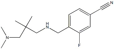 4-[({2-[(dimethylamino)methyl]-2-methylpropyl}amino)methyl]-3-fluorobenzonitrile