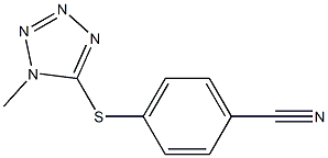 4-[(1-methyl-1H-1,2,3,4-tetrazol-5-yl)sulfanyl]benzonitrile
