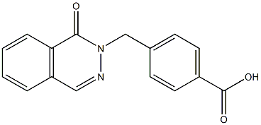 4-[(1-oxophthalazin-2(1H)-yl)methyl]benzoic acid Struktur