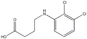 4-[(2,3-dichlorophenyl)amino]butanoic acid Structure