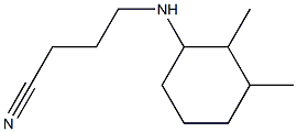 4-[(2,3-dimethylcyclohexyl)amino]butanenitrile,,结构式