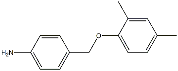 4-[(2,4-dimethylphenoxy)methyl]aniline Struktur