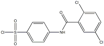 4-[(2,5-dichlorobenzene)amido]benzene-1-sulfonyl chloride Struktur