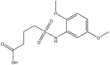  4-[(2,5-dimethoxyphenyl)sulfamoyl]butanoic acid