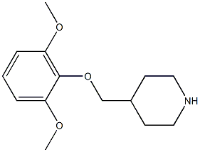 4-[(2,6-dimethoxyphenoxy)methyl]piperidine|