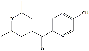 4-[(2,6-dimethylmorpholin-4-yl)carbonyl]phenol|