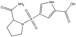 4-[(2-carbamoylpyrrolidine-1-)sulfonyl]-1H-pyrrole-2-carboxylic acid