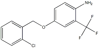 4-[(2-chlorophenyl)methoxy]-2-(trifluoromethyl)aniline