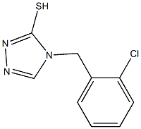 4-[(2-chlorophenyl)methyl]-4H-1,2,4-triazole-3-thiol Structure